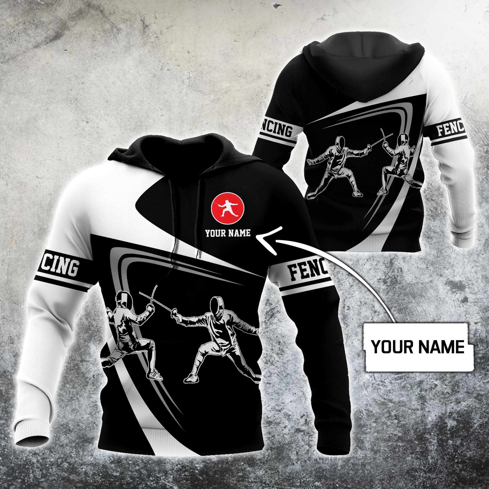 Personalized Fencing Hoodie For Men And Women