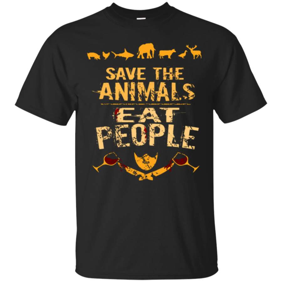 save the animals, EAT PEOPLE 4 T-Shirt