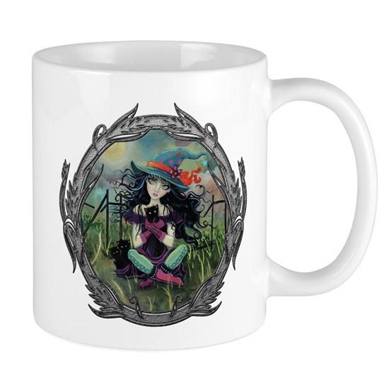 Kitten Witch Halloween Mug