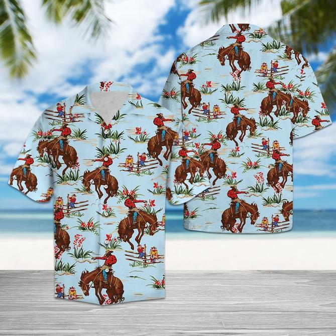 Awesome Cowboy Hawaiian Shirt | For Men & Women | Adult | Hw2235