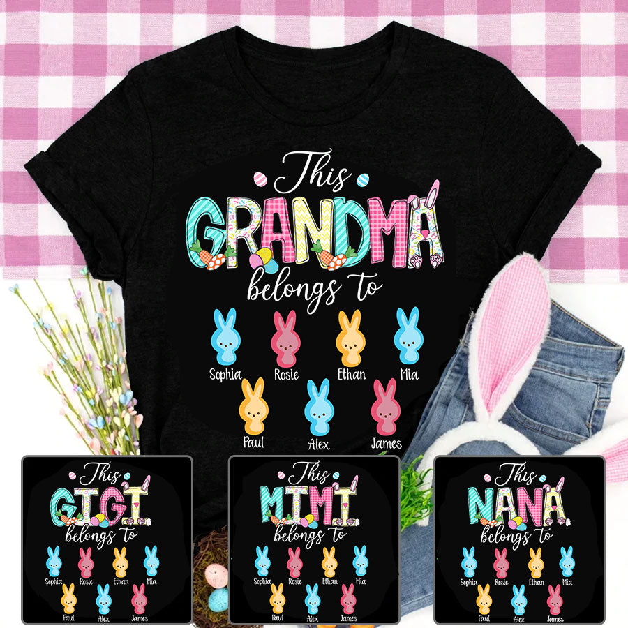 This Grandma Belong To Peeps Easter T-Shirt