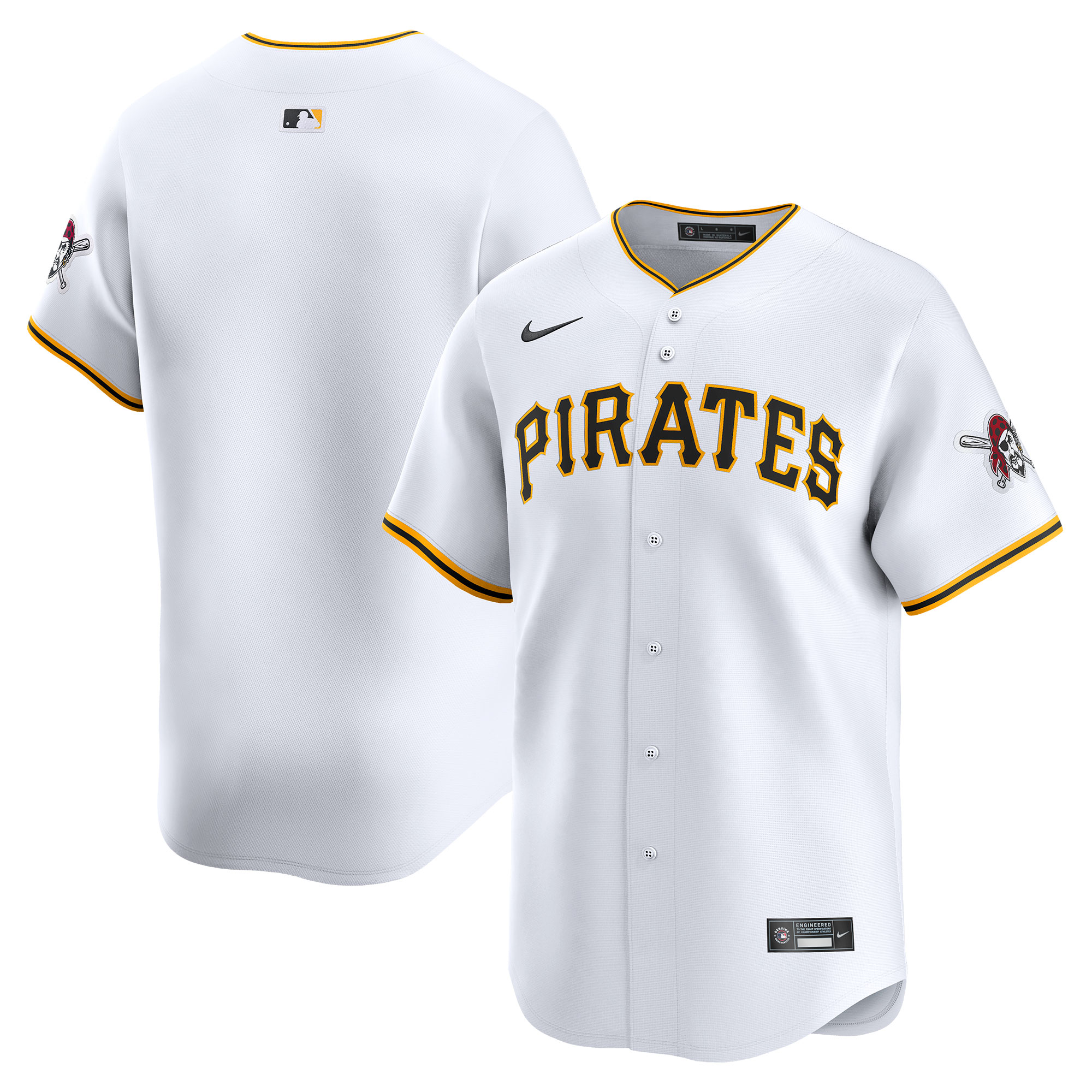 Pittsburgh Pirates Home Limited Jersey – White