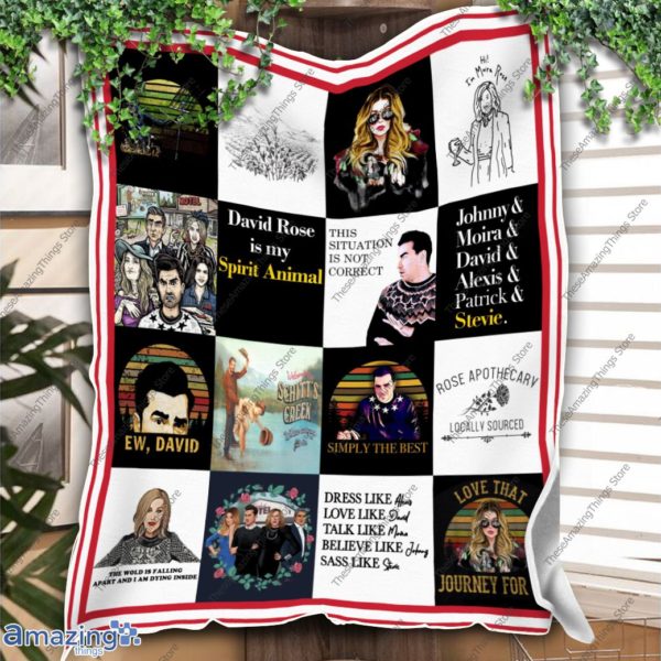 Schitt’S Creek Collage Quilt Blanket