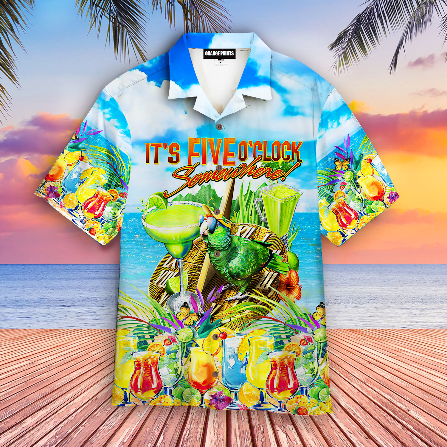 Parrot 5 Somewhere Aloha Hawaii Shirts For Men And Women Ha11617