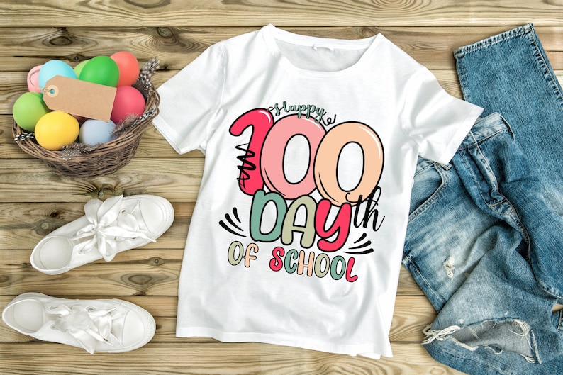 100 Days of School Shirt  100 Day Shirt  100th Day Of School Celebration PNG  Student Shirt  Back to School  Gift For Teacher