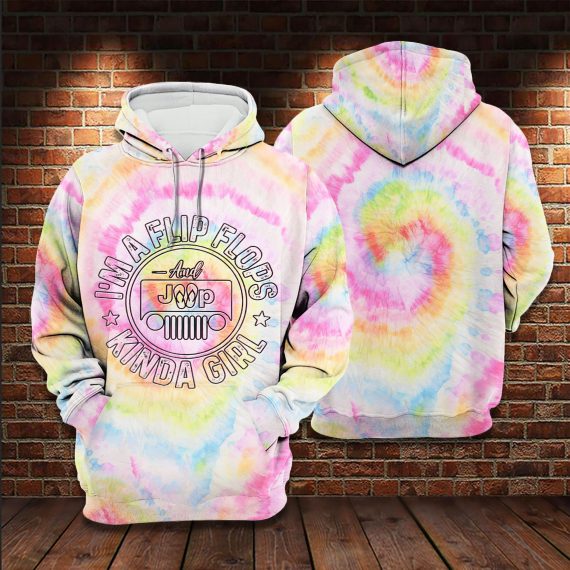 Jp Girl Flip Flop 3D All Over Print Unisex Hoodie