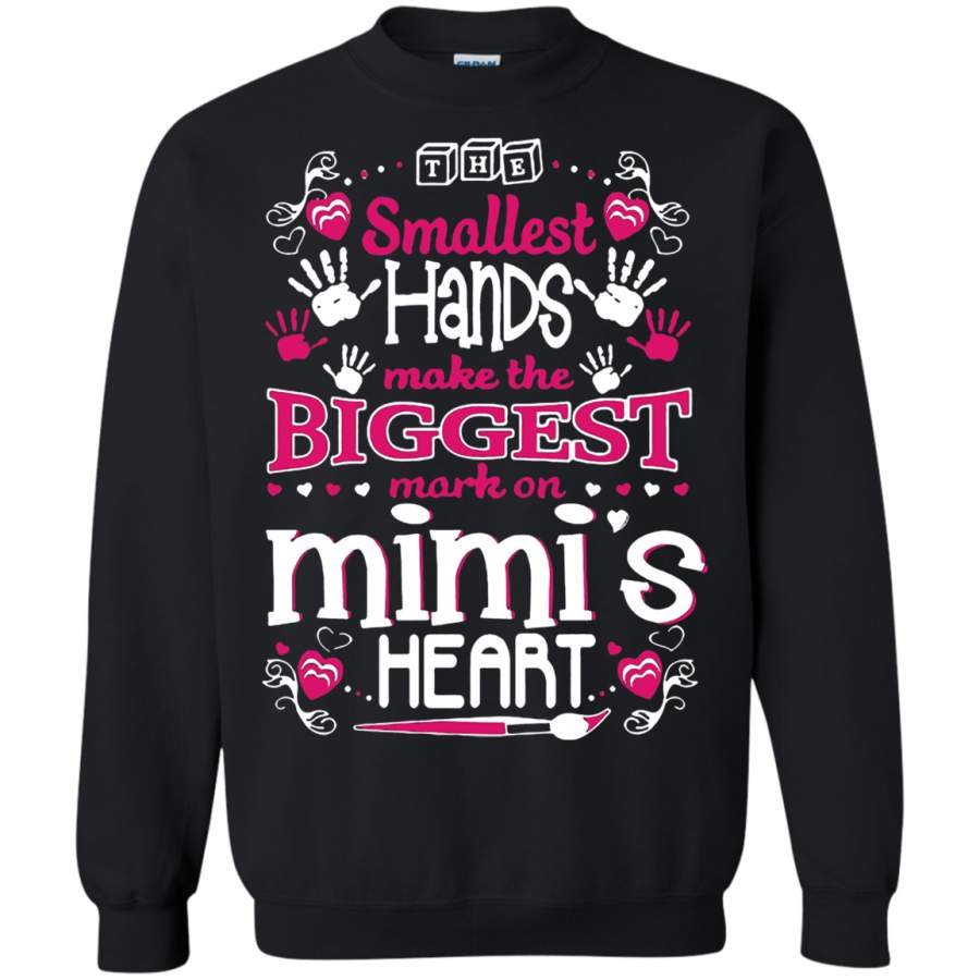 AGR The Smallest Hands Make The Biggest Mark On Mimi’s Heart Sweatshirt