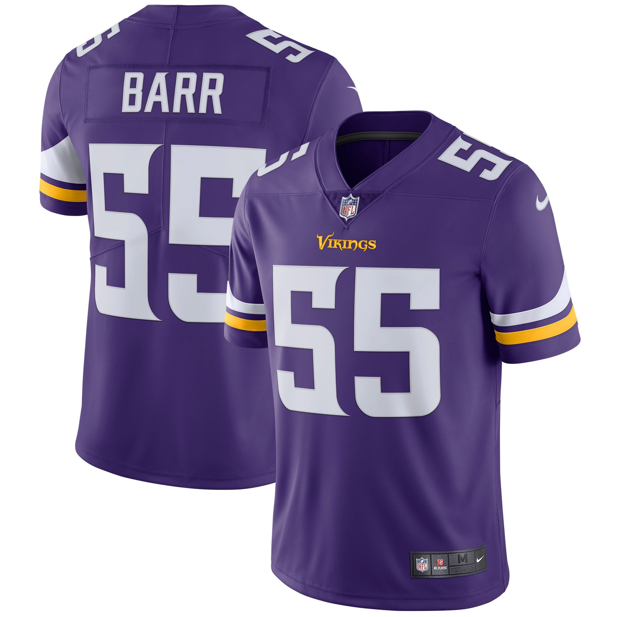 Anthony Barr Minnesota Vikings Vapor Untouchable Limited Player Jersey – Purple NFL