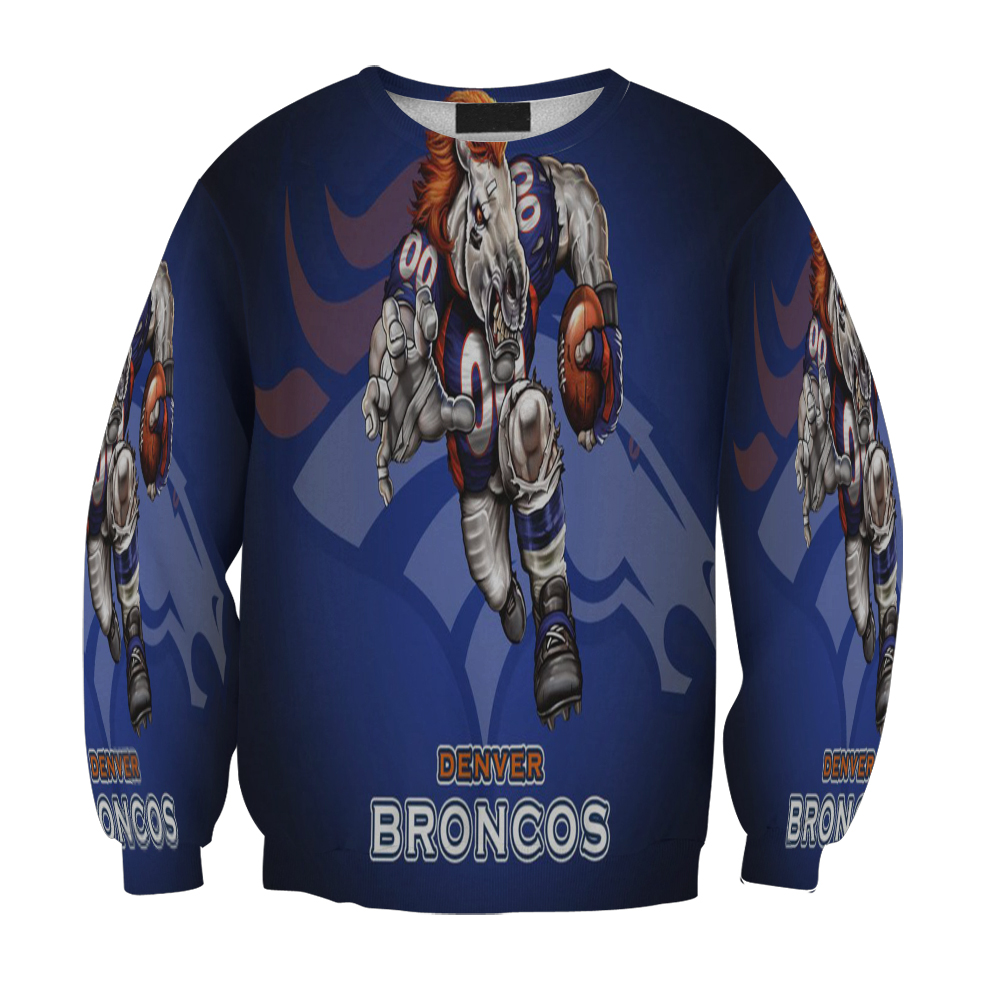 Denver Broncos Mascot V1 Gift For Fan 3D Full Printing Sweatshirt