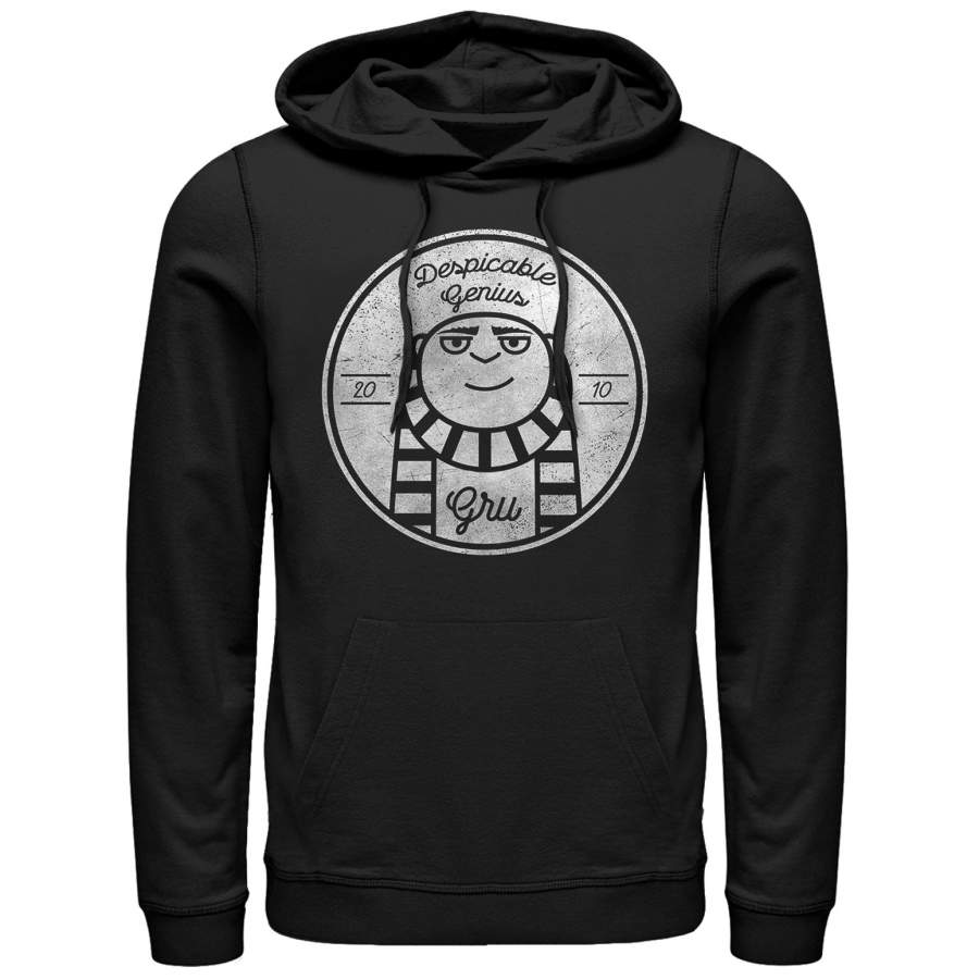 Despicable Me Men’s Gru Genius 2010  Lightweight Hoodie