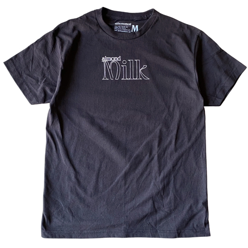 Almond Milk Outline Tee Shirt Outfit  For Men  For Women