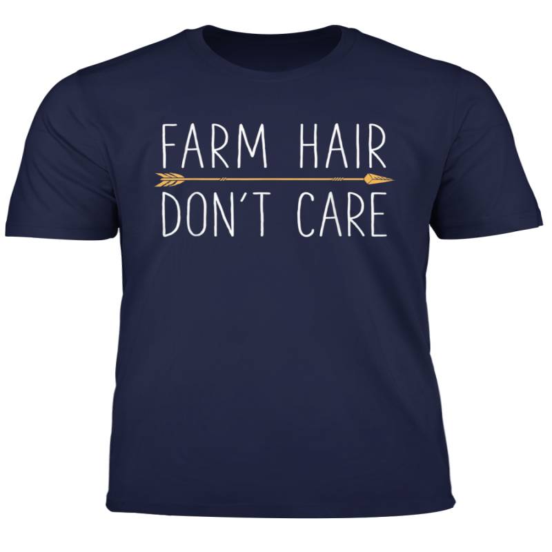 Farm Hair Don T Care T Shirt Farming Farmer Men Women Gifts