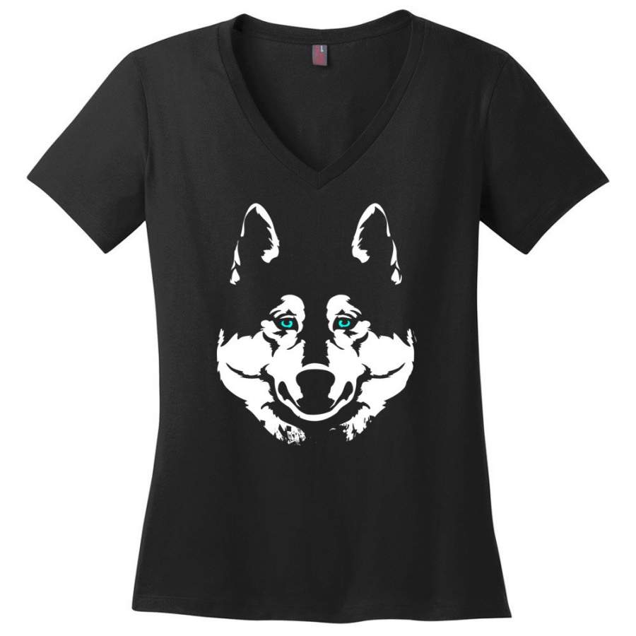 Pet Puppy Lover Shirt Dog Person Love Puppies Ladies V-Neck