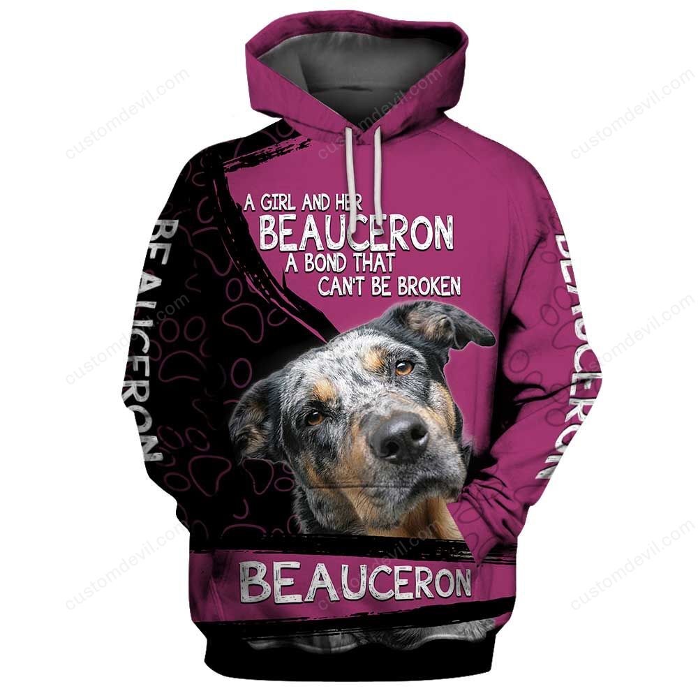 Beauceron 3D Full Printing Hoodie And Unisex Tee