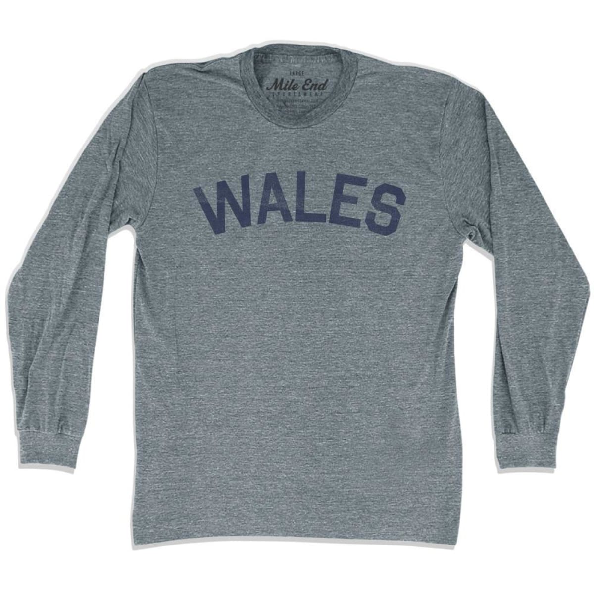 Wales Vintage Long Sleeve T-shirt