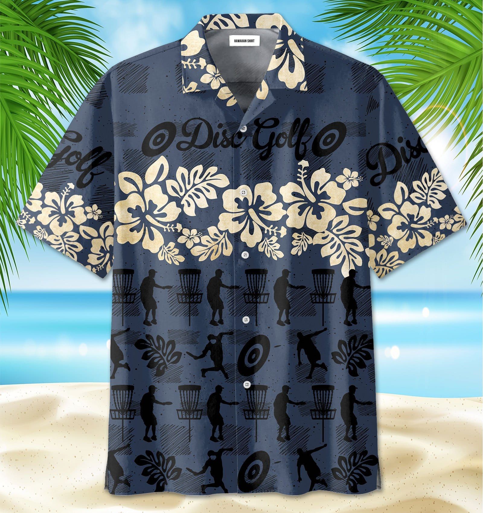 Hawaii Aloha Shirts Beach Shorts Disc Golf Hibiscus Ha108980