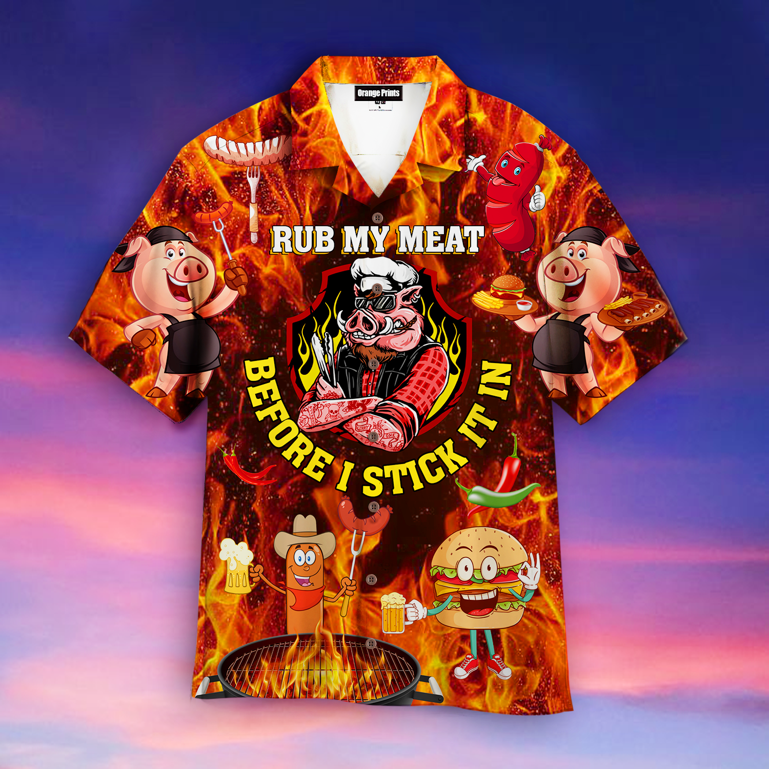 Real Dads Play With Fire He Love Bbq Aloha Hawaii Shirts For Men And Women Ha16510