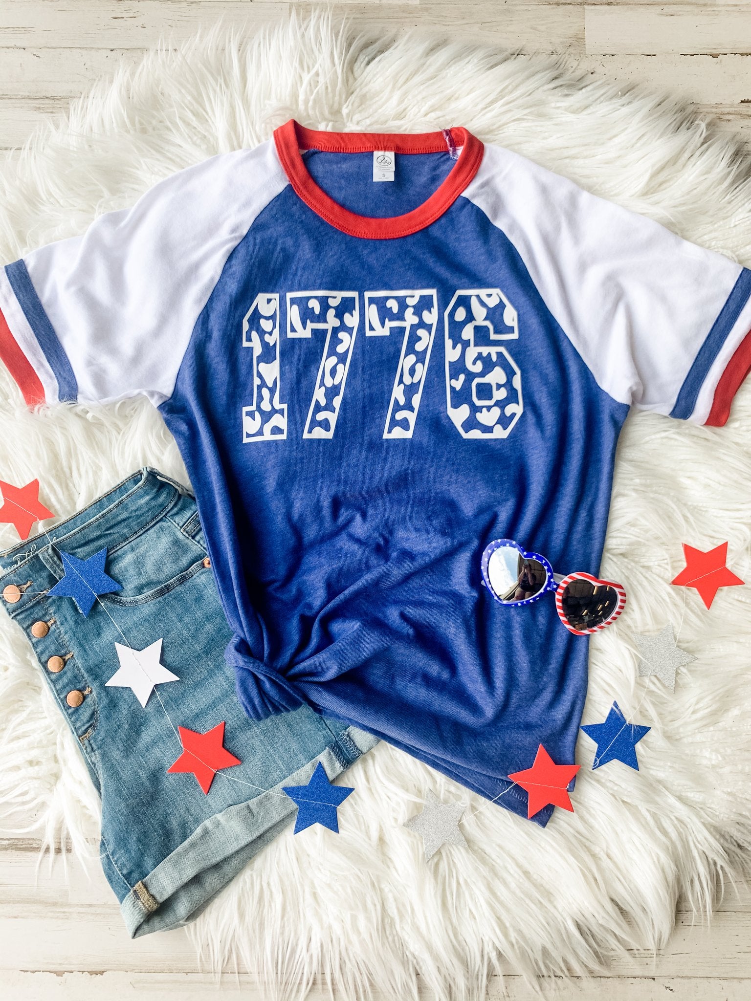 1776 Leopard Slapshot Tee