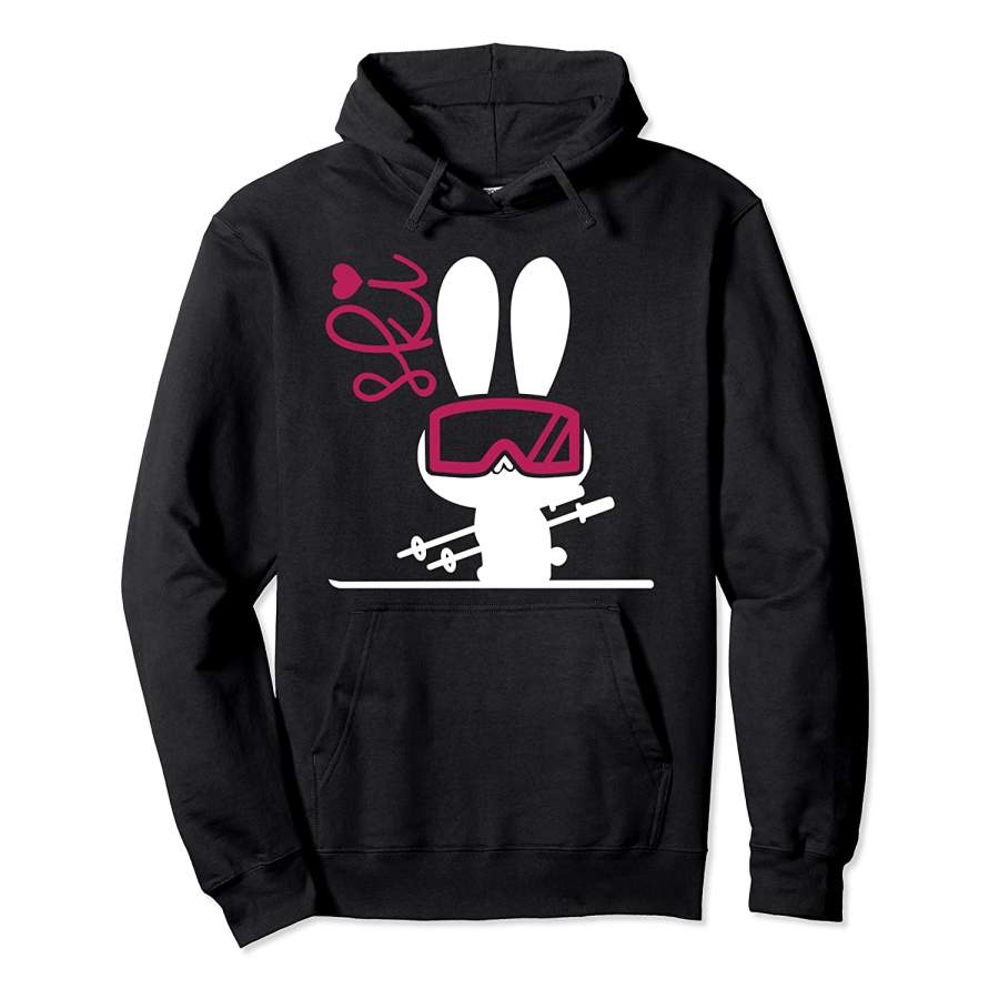 Women’S Snow Ski Apparel – Ski Bunny Pullover Hoodie Unisex 3D All Over Print