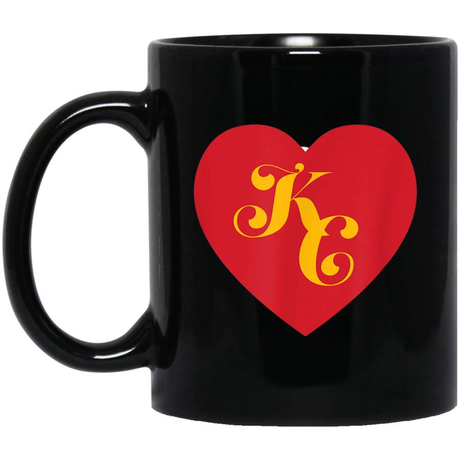 I Heart Kansas City Heart KC Football Mug