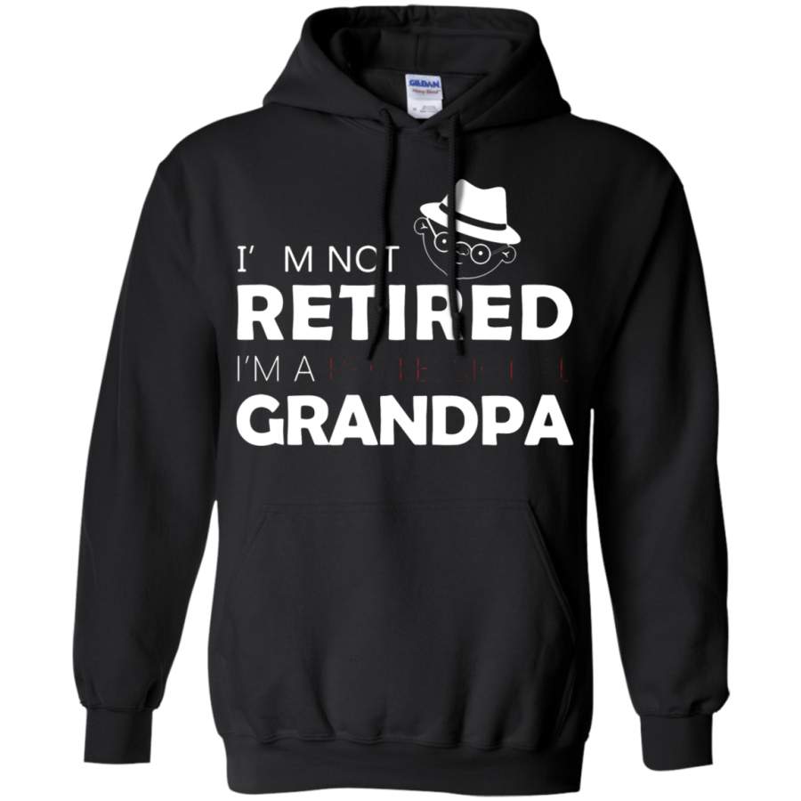 AGR I_m Not Retired I_m A Professional Grandpa Hoodie