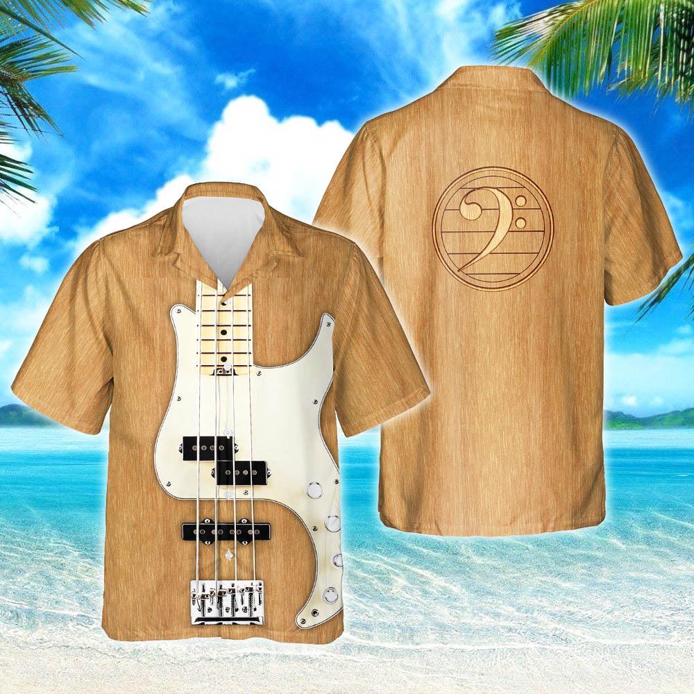 Bass Guitar Hawaii Shirt Ha95781