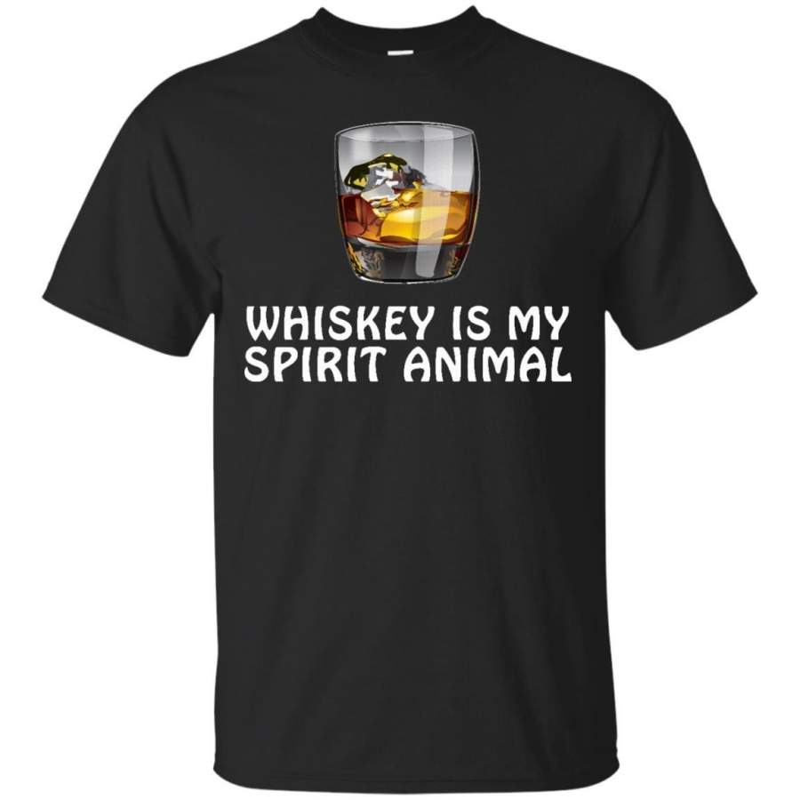 WHISKEY – Whiskey is My Spirit Animal TShirt Men Women T Shirt & Hoodie