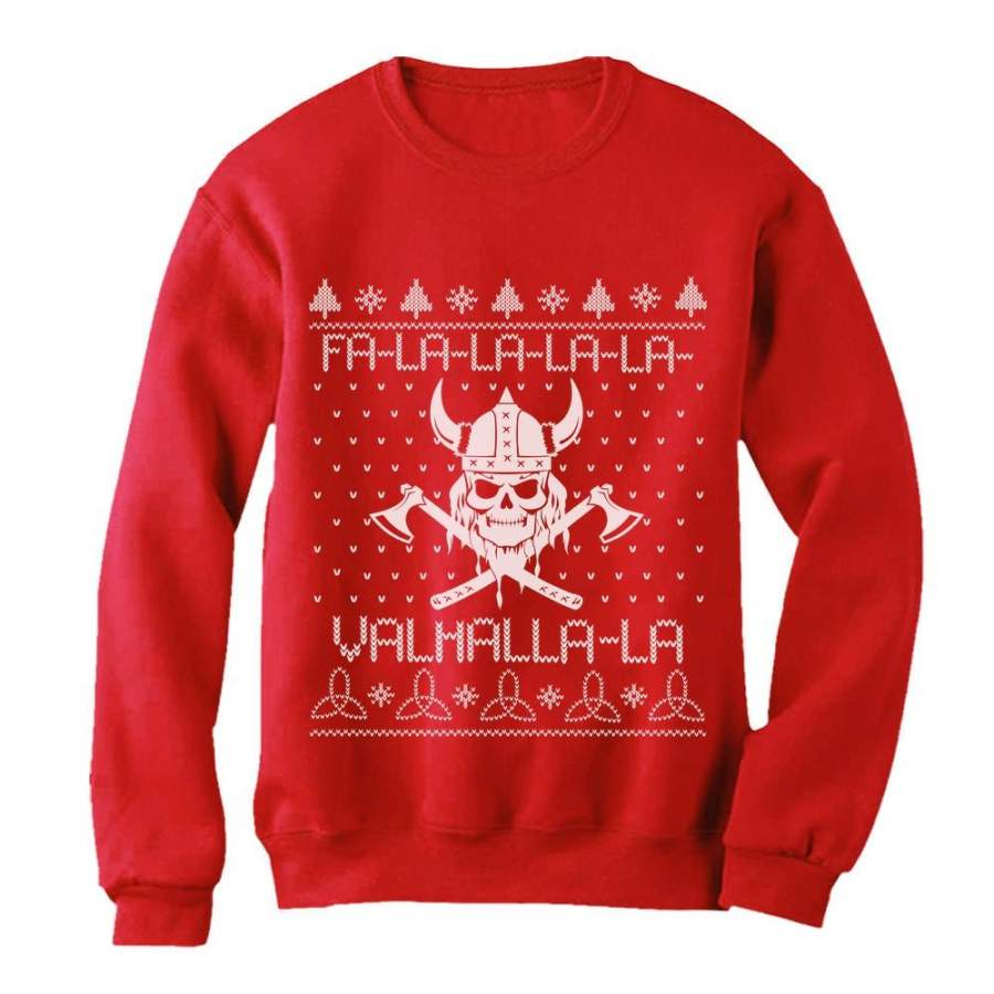 Viking Nordic God Valhalla Mythology Ugly Christmas Women Sweatshirt