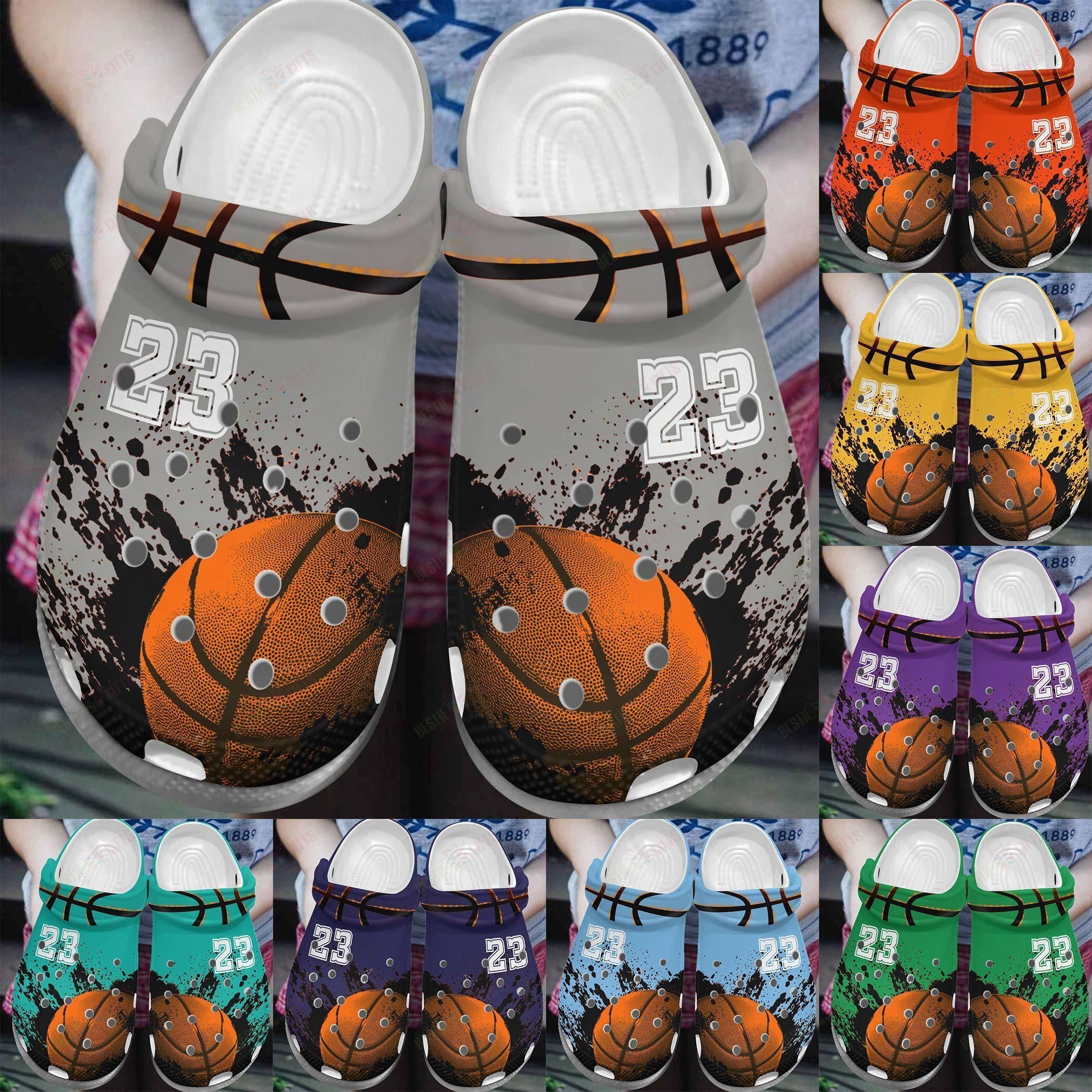 Basketball Personalized Crocs Classic Clog Basketball Lover Shoes