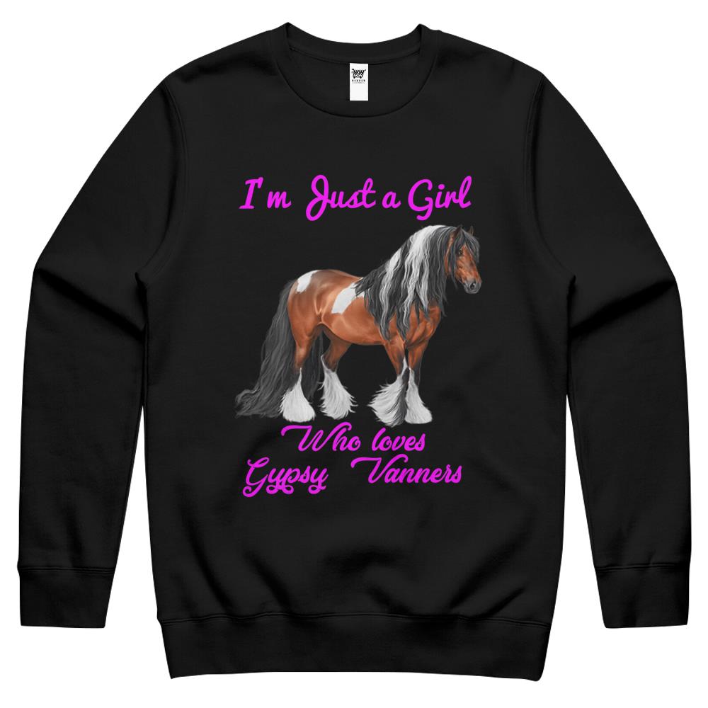 Gypsy Horses, Gypsy Vanners Crewneck Sweatshirt