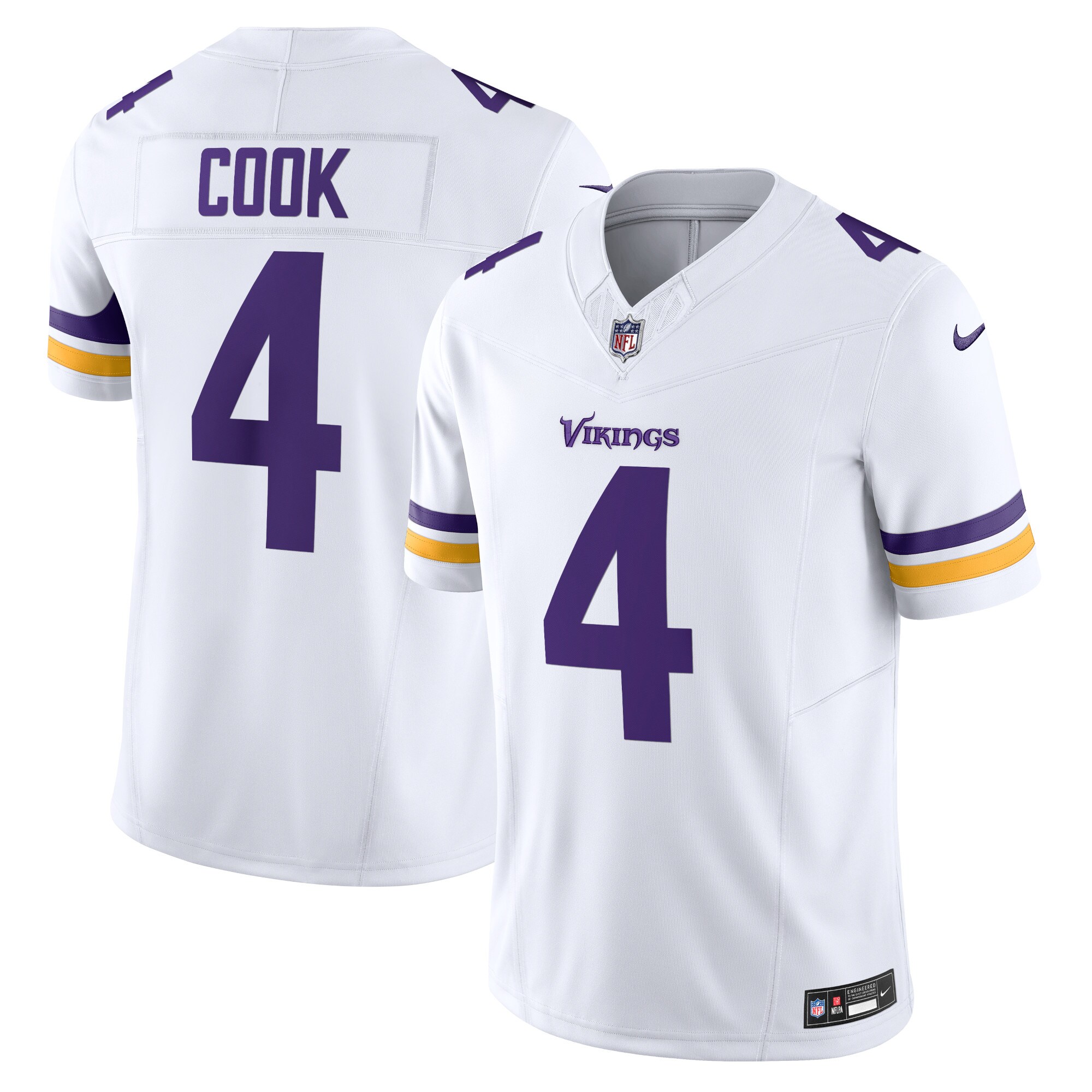 Men’s Minnesota Vikings Dalvin Cook White Vapor F.U.S.E. Limited Jersey