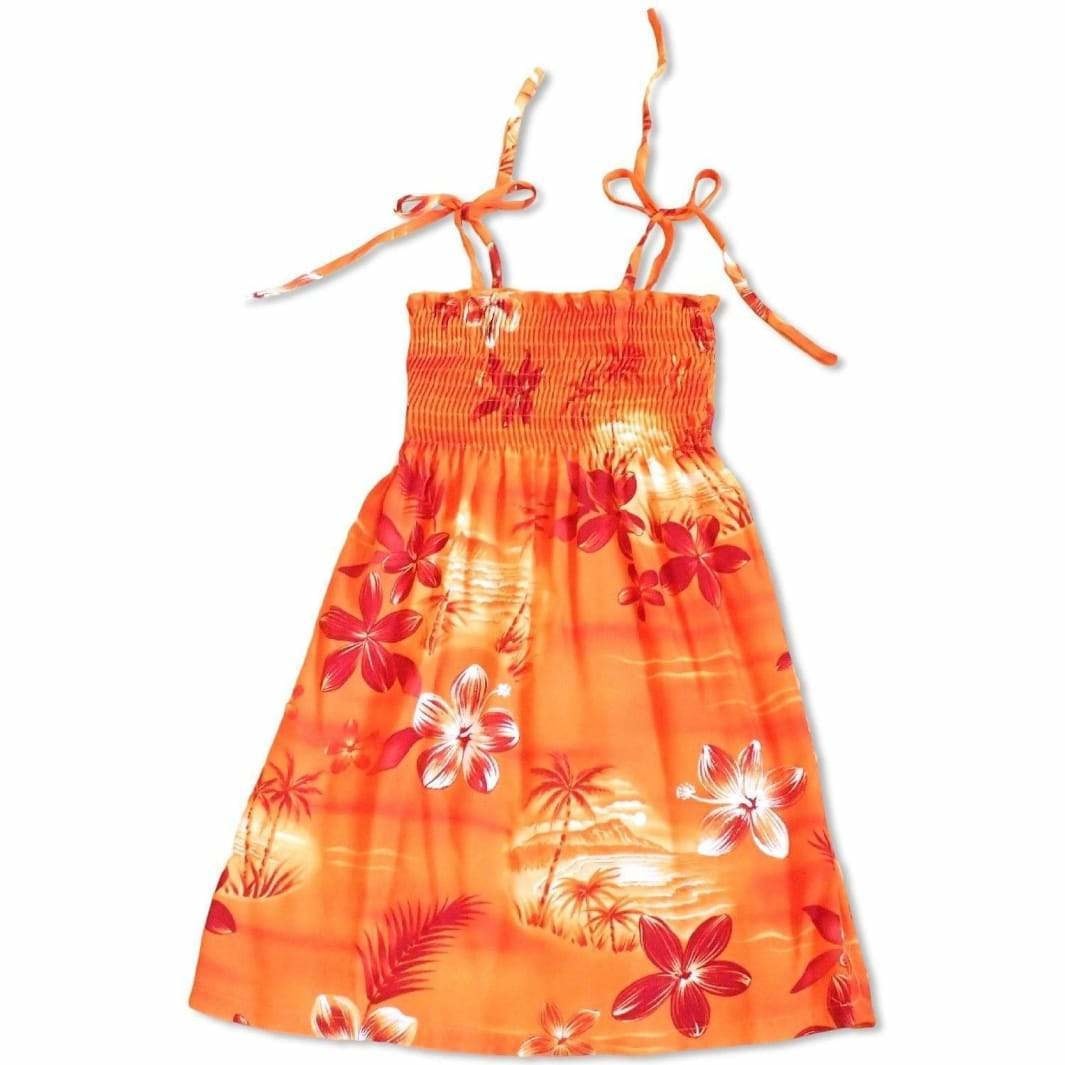 Aurora Orange Hawaii Girl Sunkiss Dress Ha12032