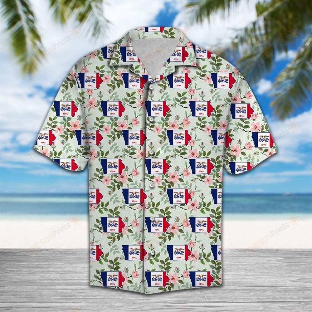 Iowa Wild Rose Hawaiian Shirt Ha109301