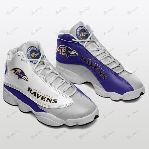 Baltimore Ravens Air Jordan 13 Sneakers Personalized Shoes Design JD13 Sneakers Personalized Shoes Design