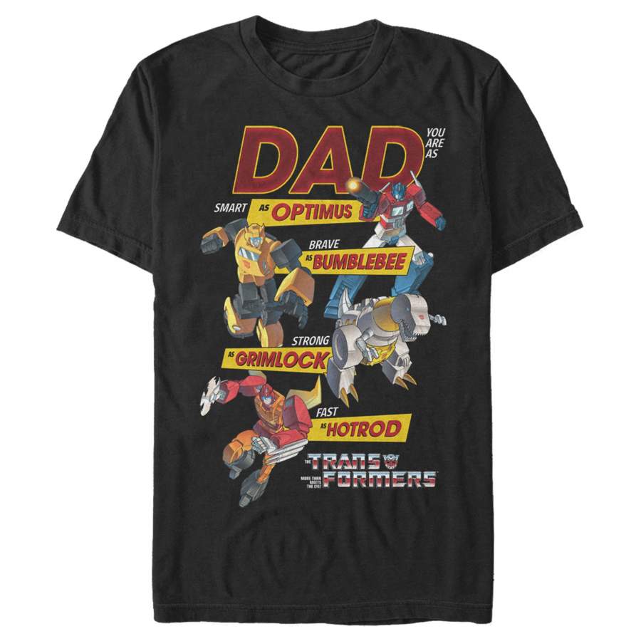 Transformers Men’s Autobots Robot Dad  T-Shirt