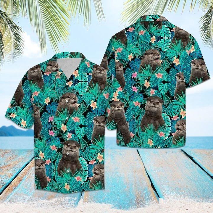 Otter Tropical Hawaii Shirt Ha68931