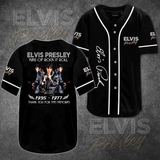 Elvis Presley Baseball Jersey Bbj-J6C5