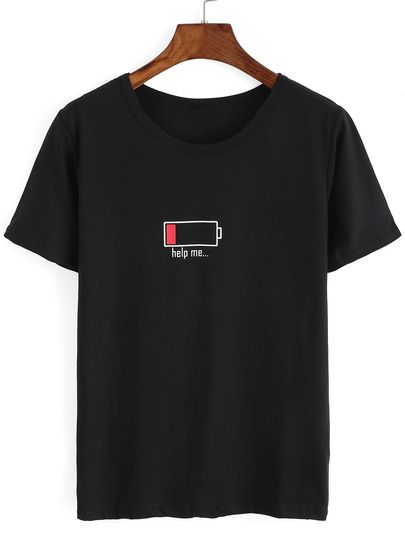 Battery Help Me T-shirt