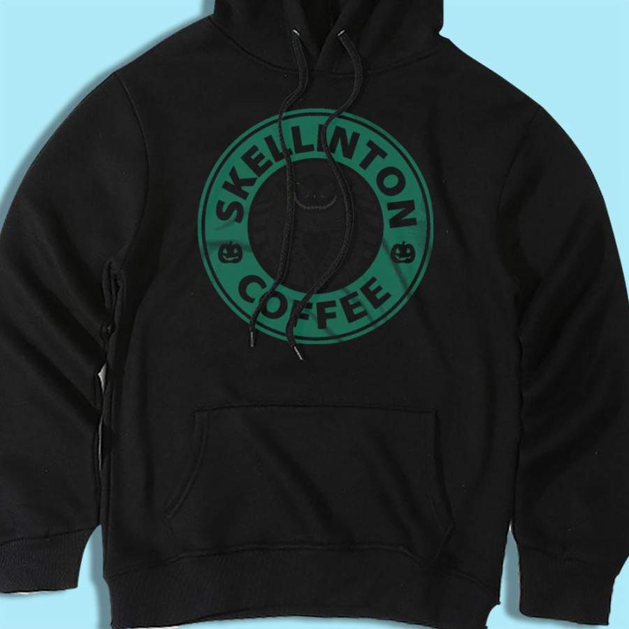 Nightmare Before Christmas Skellington Coffee Men’S Hoodie