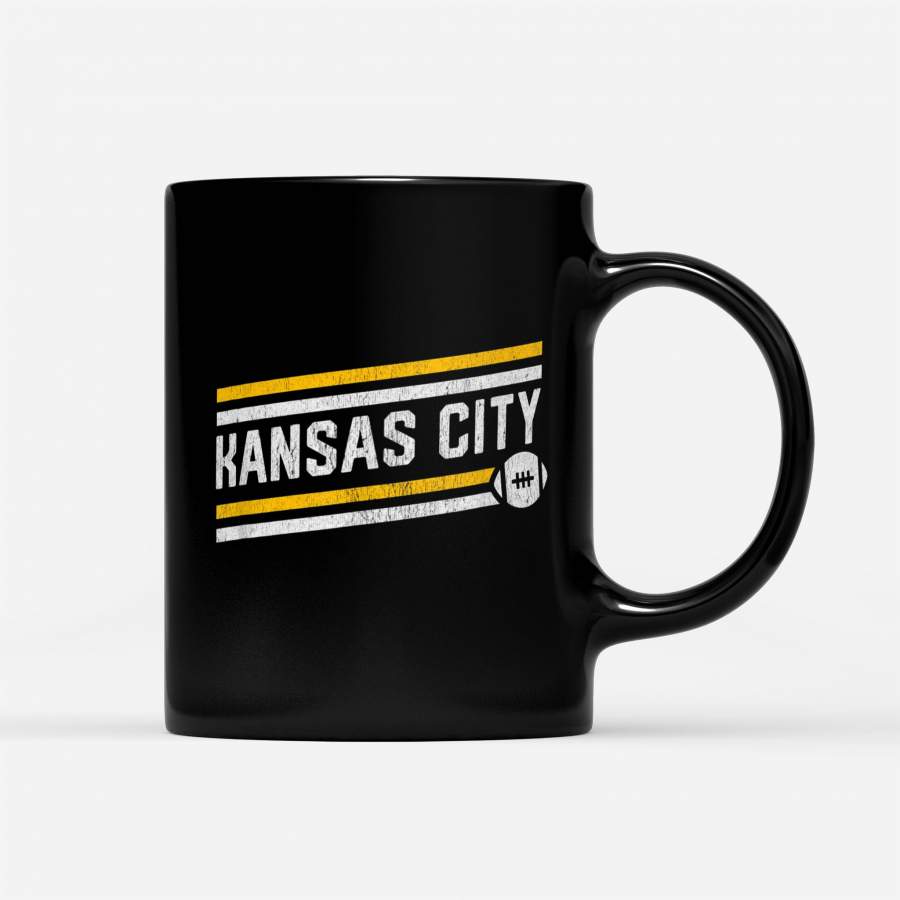 Cool Kansas City Football Touchdown Mug – Black Mug