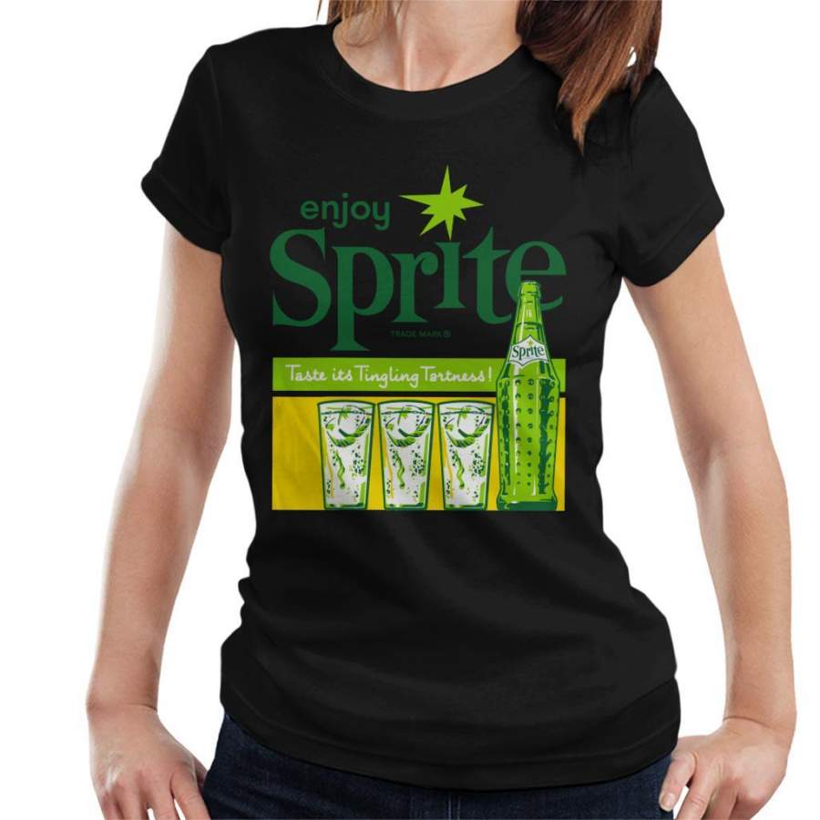 Enjoy Sprite 1960s Vintage Soft Drink Women’s T-Shirt