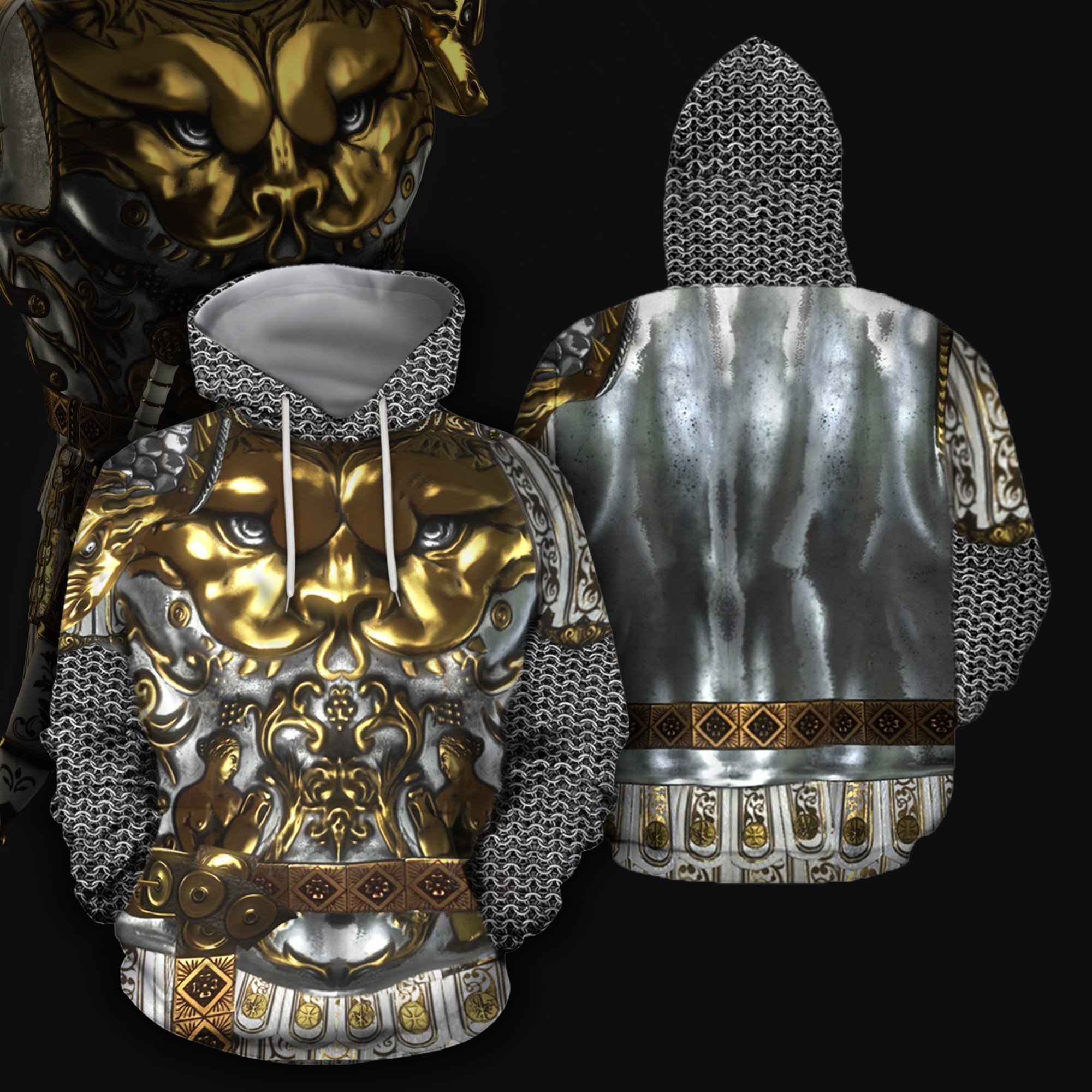 3D All Over Printed King Armor Tops