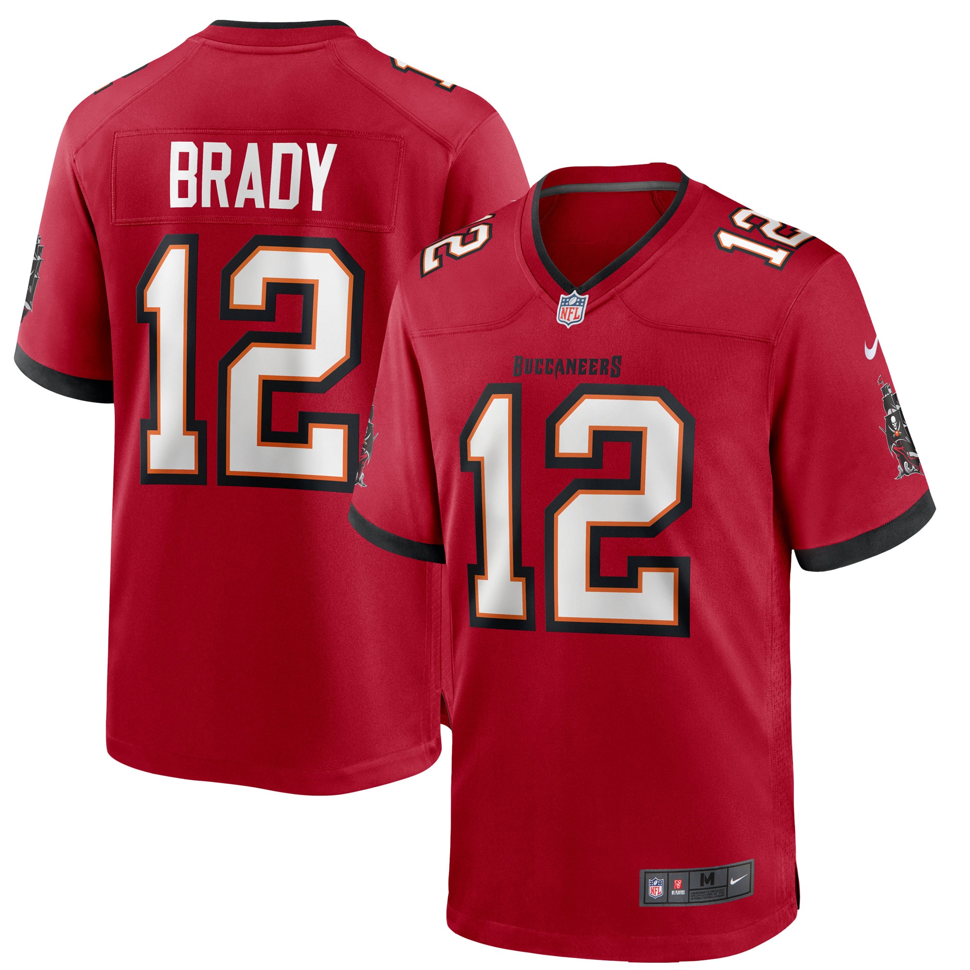 Men’s Tampa Bay Buccaneers Tom Brady Red Game Jersey