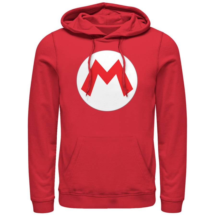 Nintendo Men’s Mario Circle Icon  Lightweight Hoodie