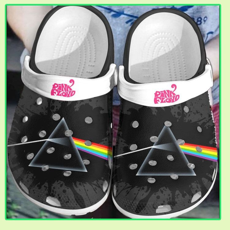 Pink Floyd The Dark Side Of The Moon Rubber Crocs Crocband Clogs, Comfy Footwear