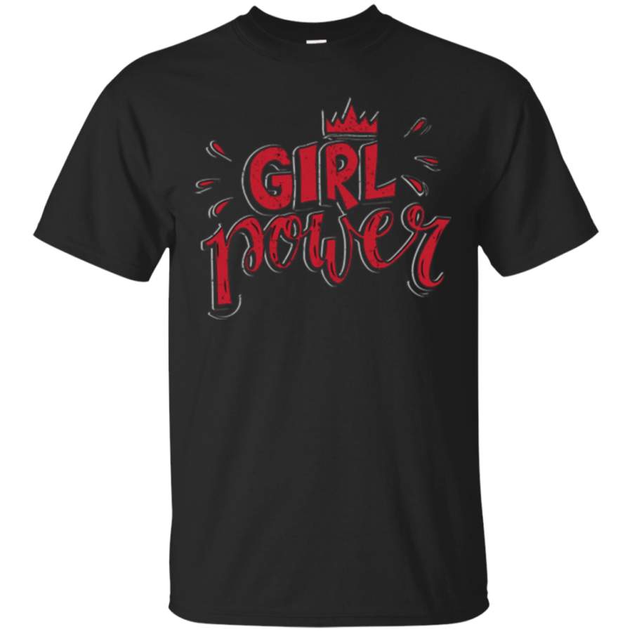 AGR Girl Power graphic tshirt for women, Feminism Tee