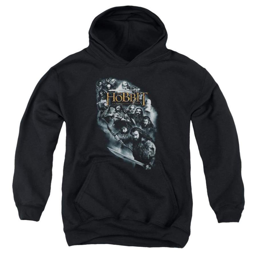 The Hobbit Cast Of Characters Youth Hoodie (Ages 8-12)