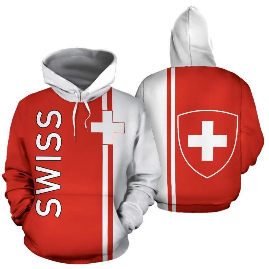 Switzerland All Over Hoodie – Straight Version – BN04