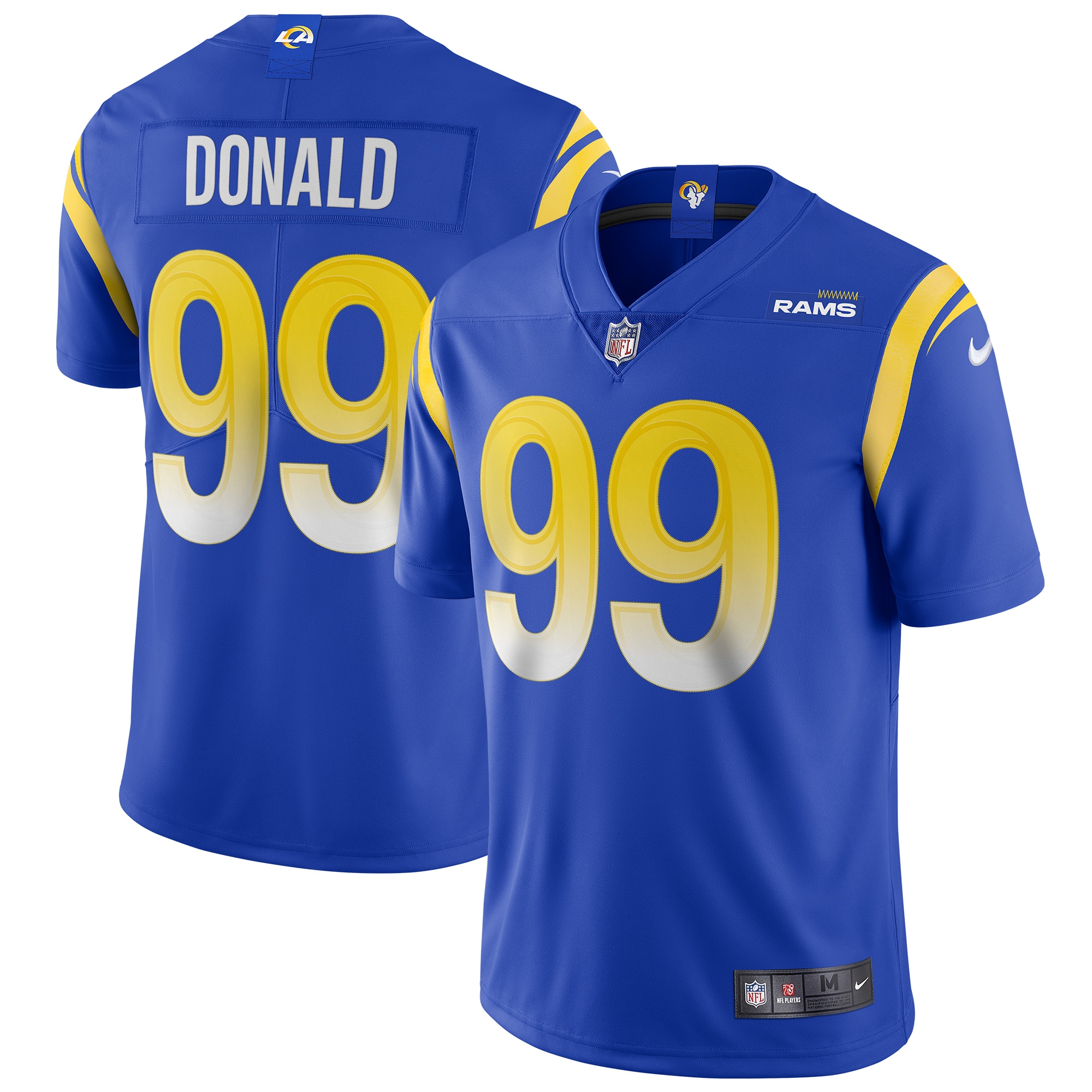 Aaron Donald Los Angeles Rams Vapor Limited Jersey – Royal