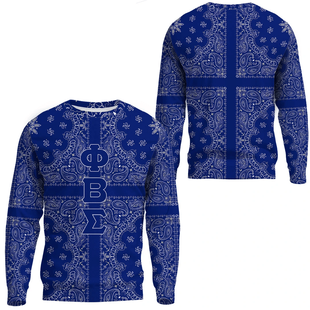 Fraternity Sweatshirt – Phi Beta Sigma Paisley Style Sweatshirt